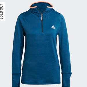 ADIDAS X-CITY FLEECE RUNNING LONG SLEEVE HOODIE